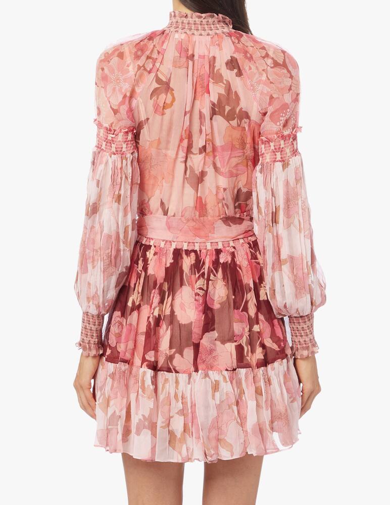 rinascente ZIMMERMANN Mini dress Concert Spliced Lantern