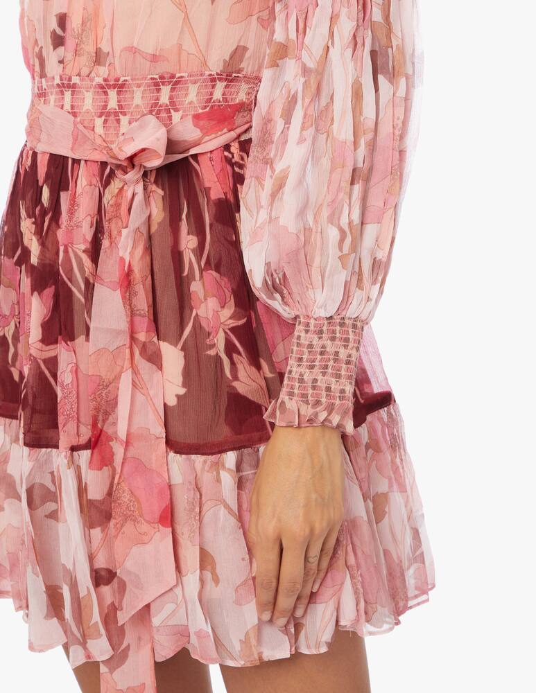 rinascente ZIMMERMANN Mini dress Concert Spliced Lantern