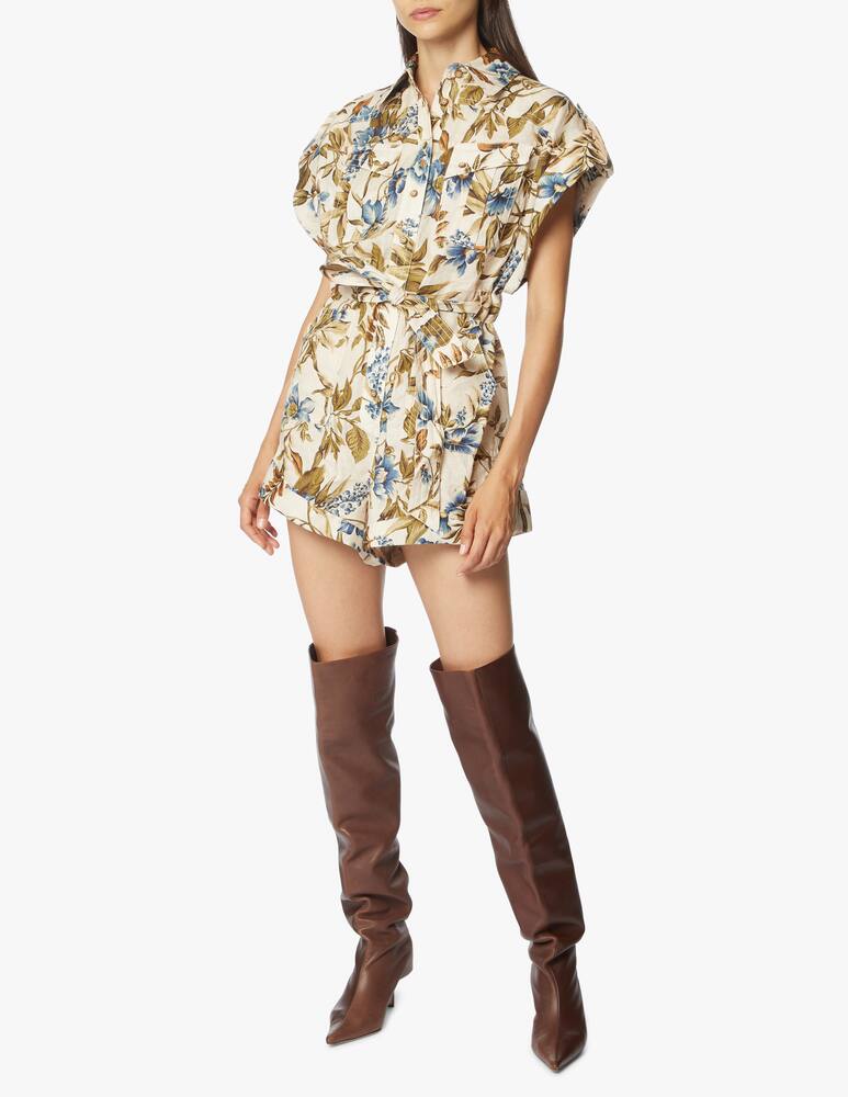 rinascente ZIMMERMANN Tutina in lino con stampa floreale Aliane