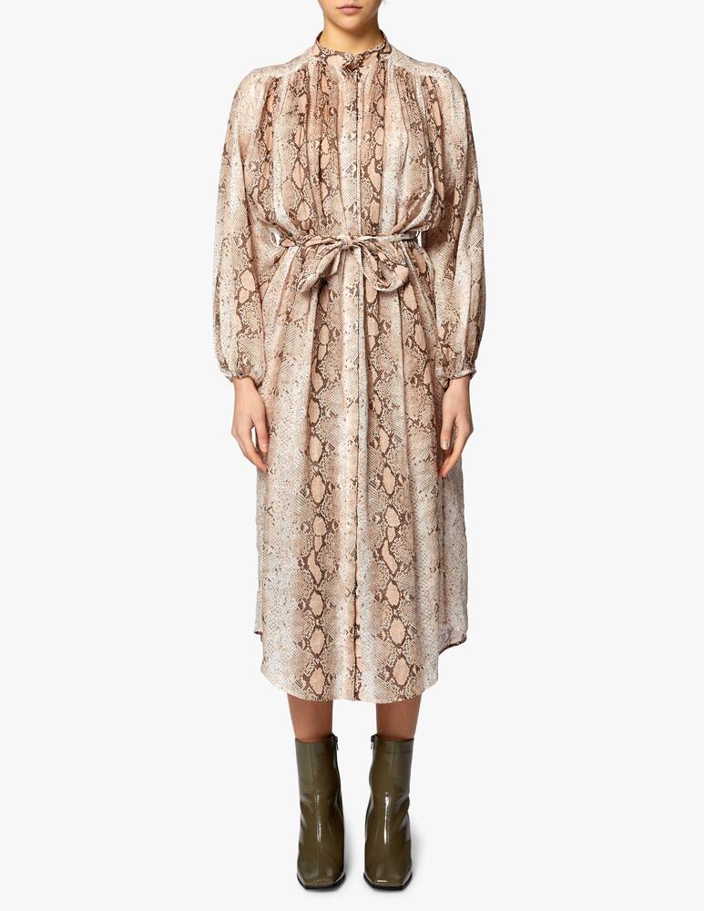 rinascente ZIMMERMANN Long dress with python stamp