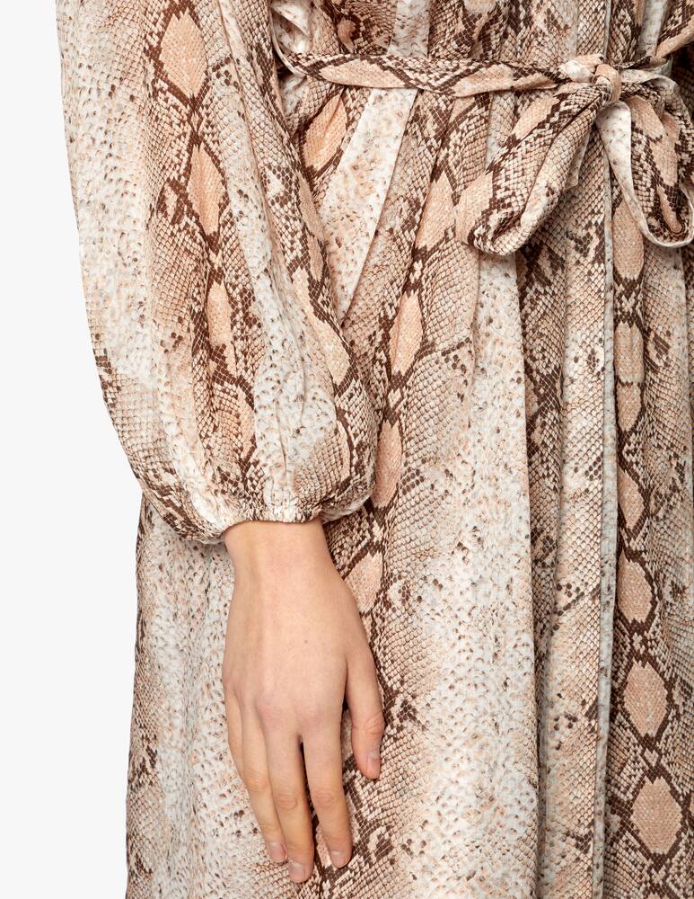 rinascente ZIMMERMANN Long dress with python stamp