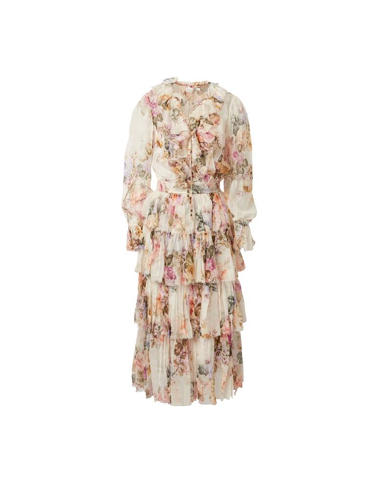 rinascente ZIMMERMANN Brighton tiered frill dress