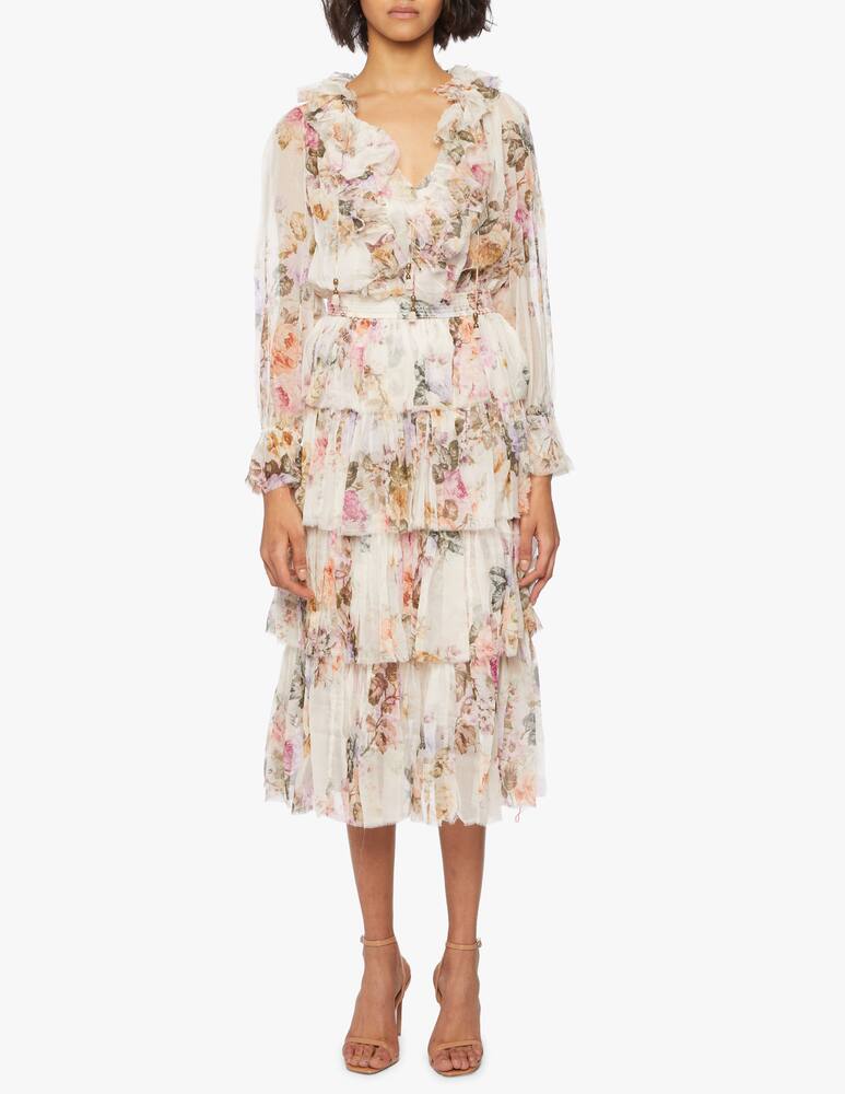 rinascente ZIMMERMANN Brighton tiered frill dress