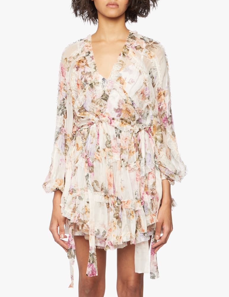 rinascente ZIMMERMANN Brighton frill billow mini dress