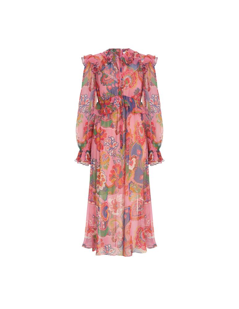 rinascente ZIMMERMANN Lovestruck chiffon midi dress