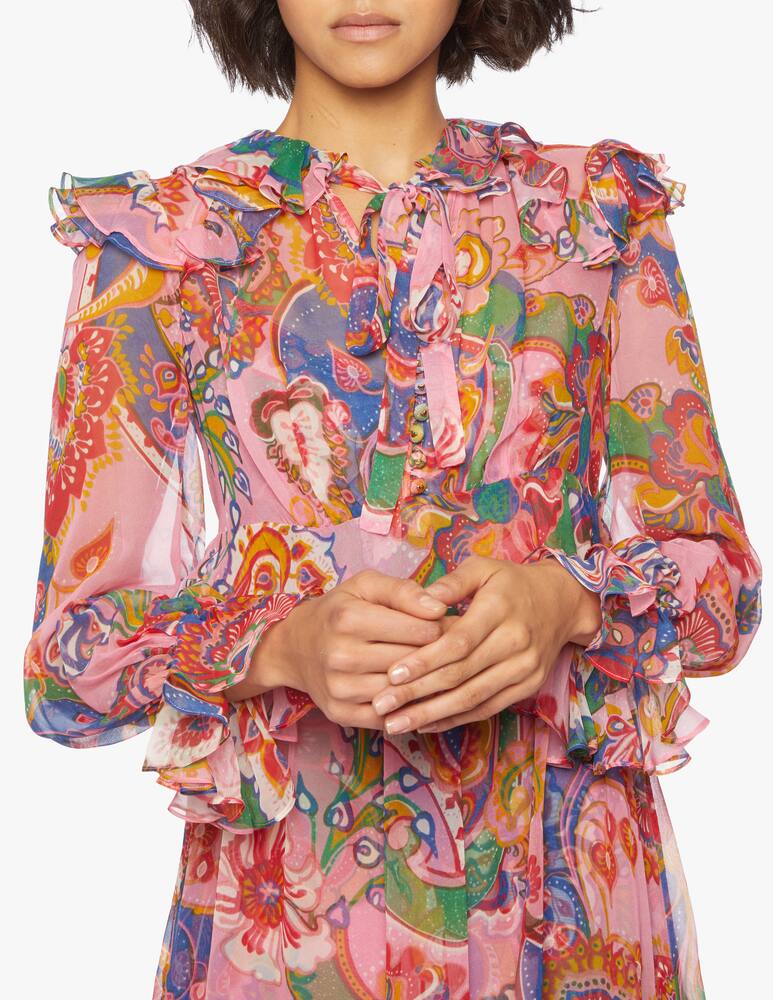 rinascente ZIMMERMANN Lovestruck chiffon midi dress