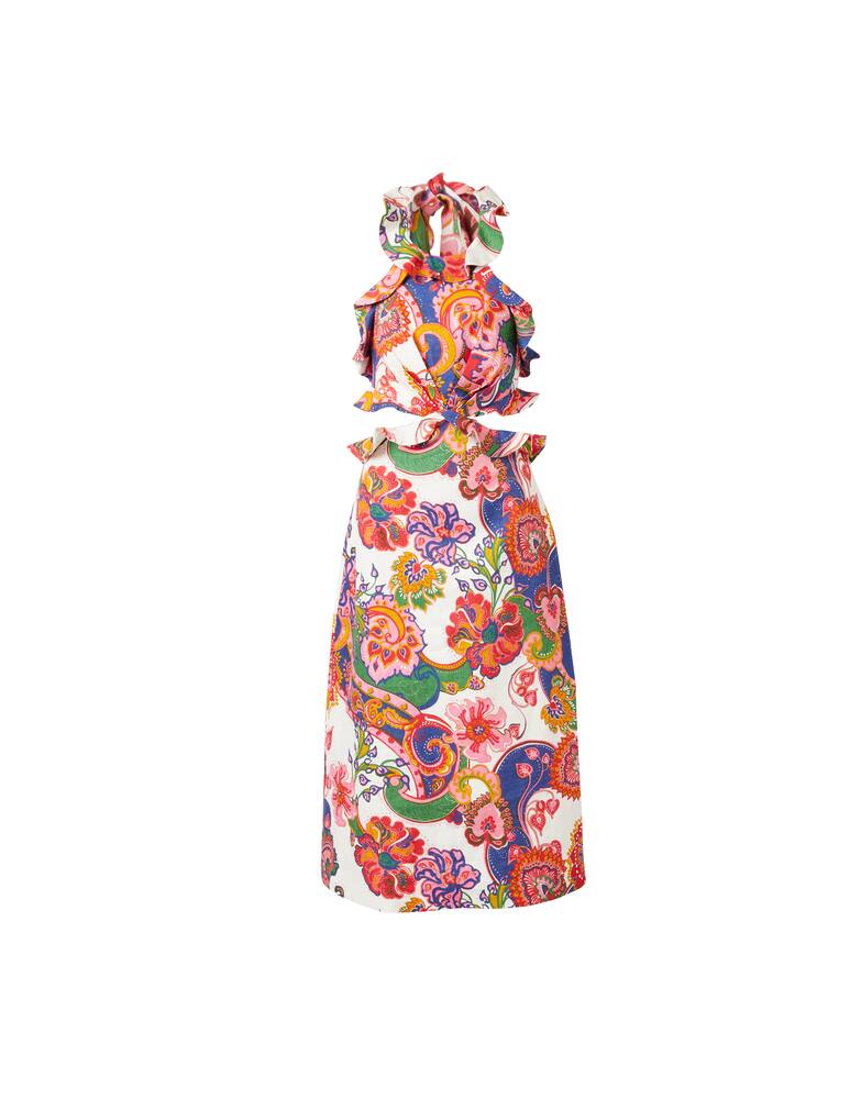 rinascente ZIMMERMANN Lovestruck Tie Back midi dress