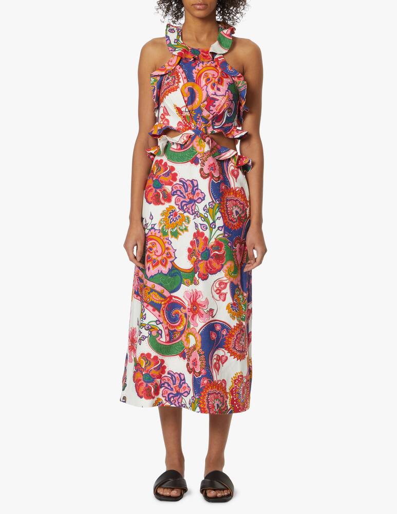 rinascente ZIMMERMANN Lovestruck Tie Back midi dress