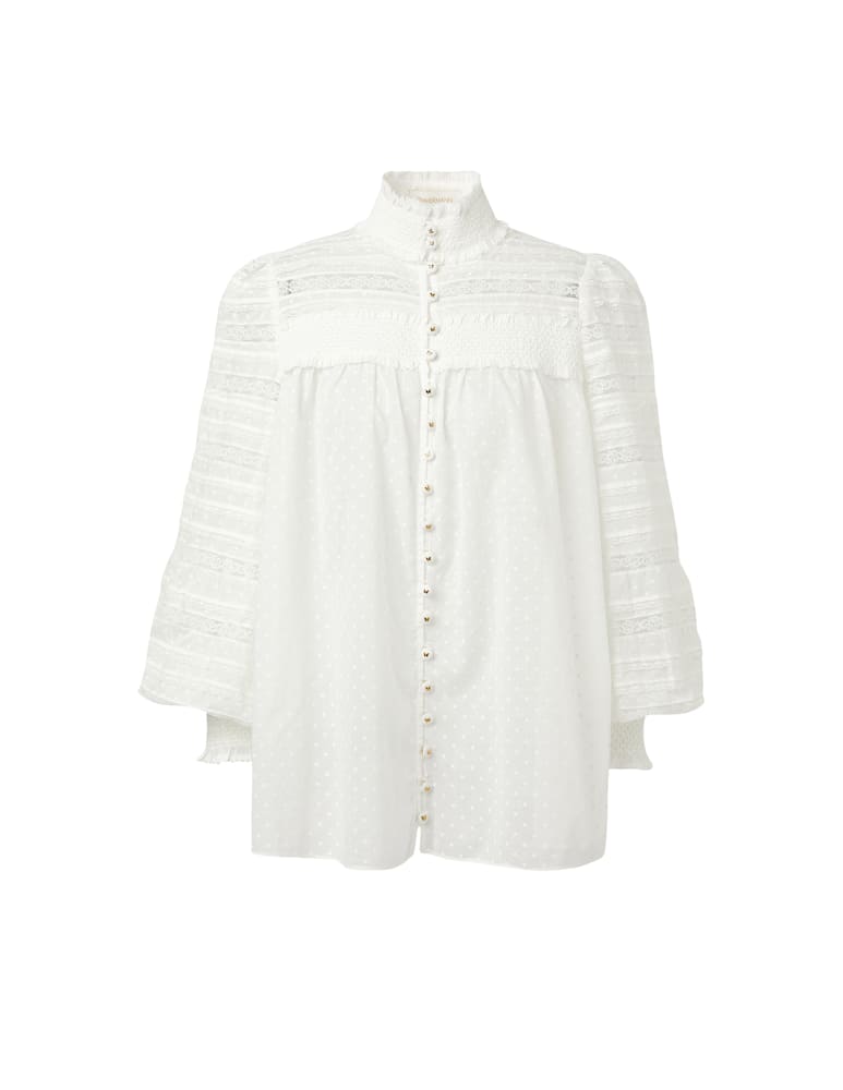 rinascente ZIMMERMANN Candescent smocked shirt
