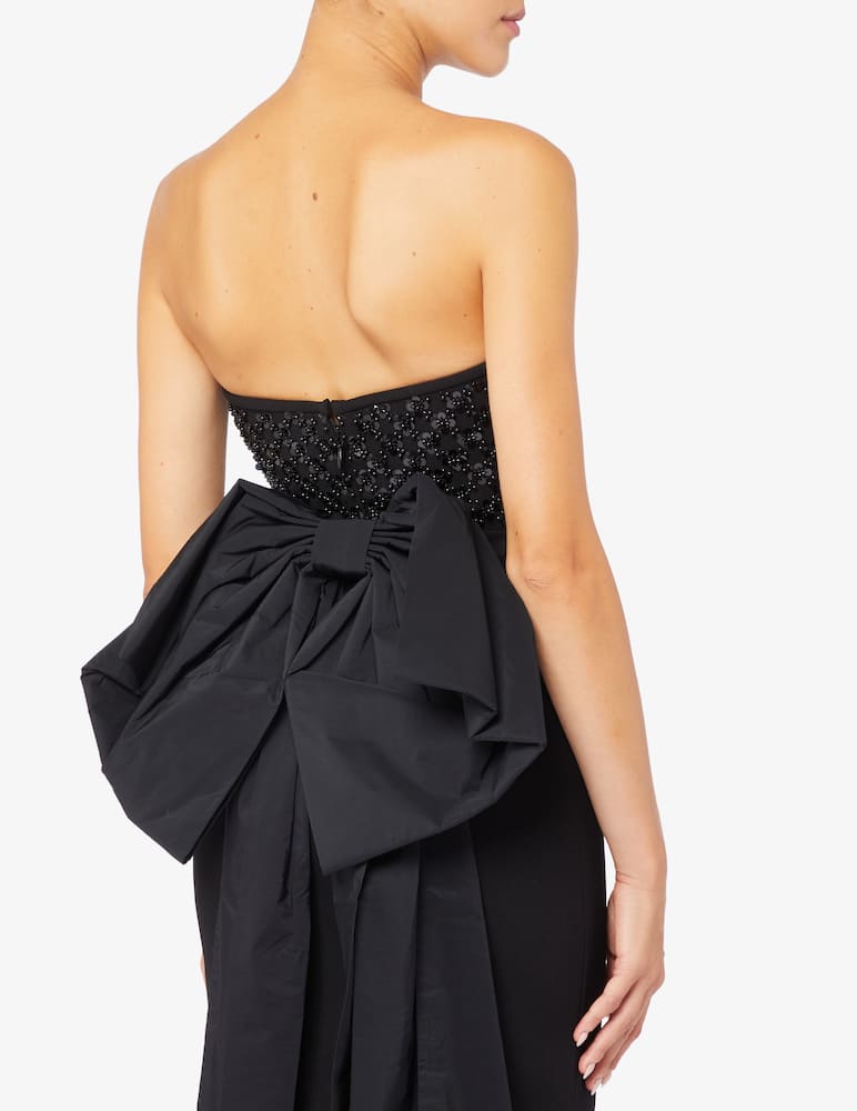 Rebecca Vallance Abito midi con fiocco Marie - immagine 4 Rebecca Vallance Abito midi con fiocco Marie - immagine 4