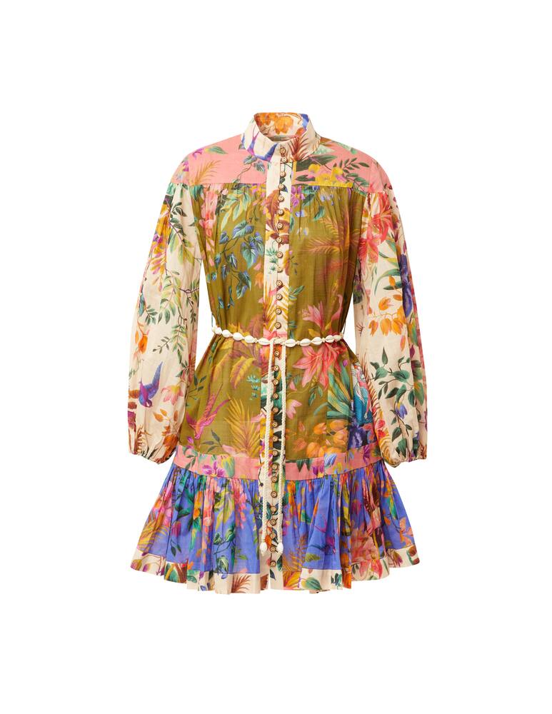rinascente ZIMMERMANN Tropicana mini cotton dress - multi