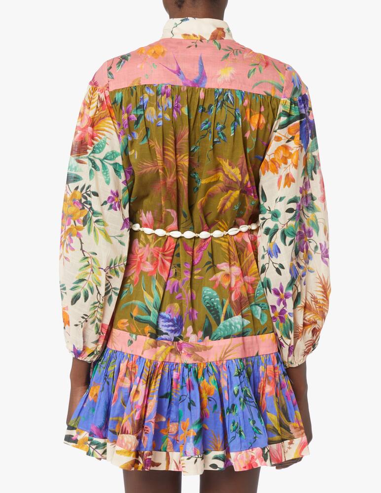 rinascente ZIMMERMANN Tropicana mini cotton dress - multi