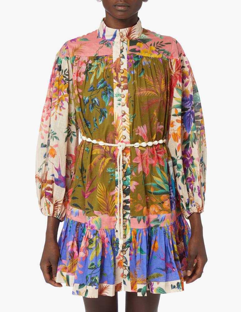 rinascente ZIMMERMANN Tropicana mini cotton dress - multi