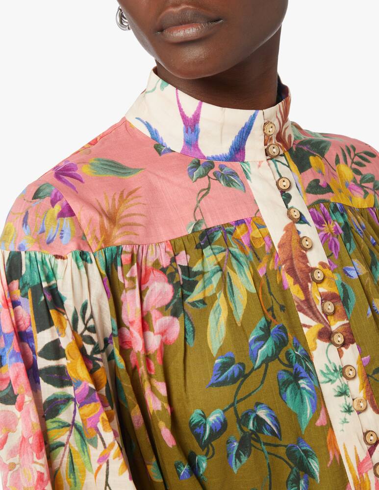 rinascente ZIMMERMANN Tropicana mini cotton dress - multi