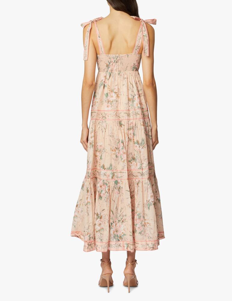 rinascente ZIMMERMANN Moonshine plunge mini cottton dress - pink