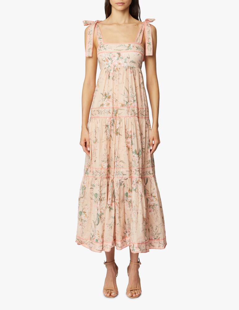 rinascente ZIMMERMANN Moonshine plunge mini cottton dress - pink