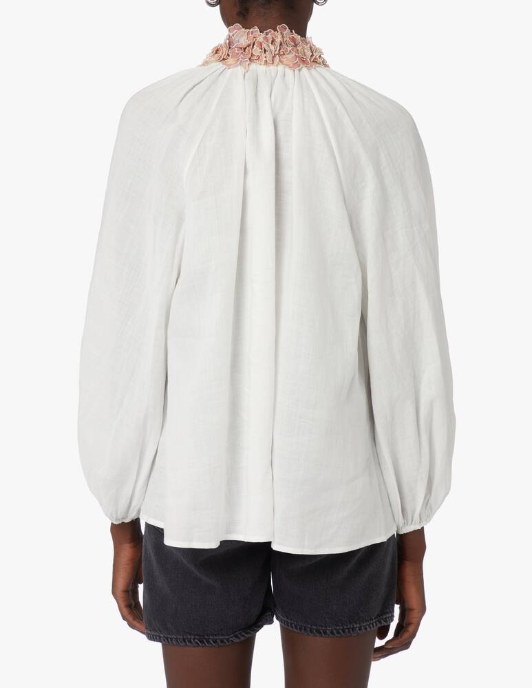 ZIMMERMANN Postcard lantern blouse - white - picture 3 ZIMMERMANN Postcard lantern blouse - white - picture 3