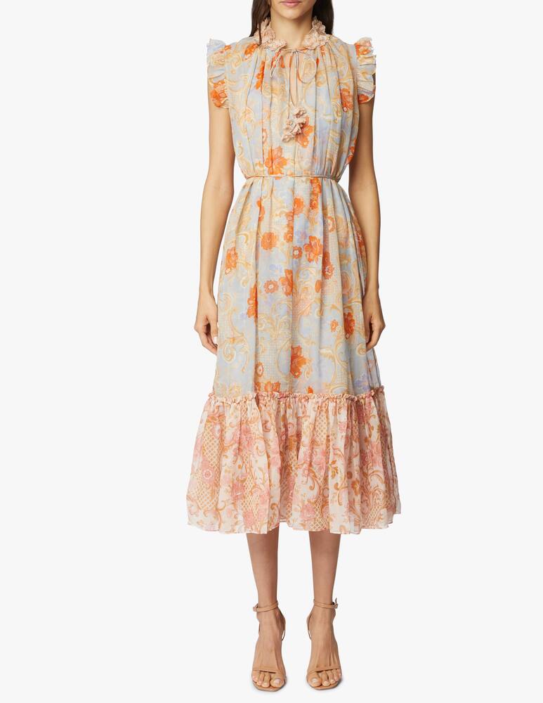 rinascente ZIMMERMANN Abito midi senza maniche Postcard - multicolor