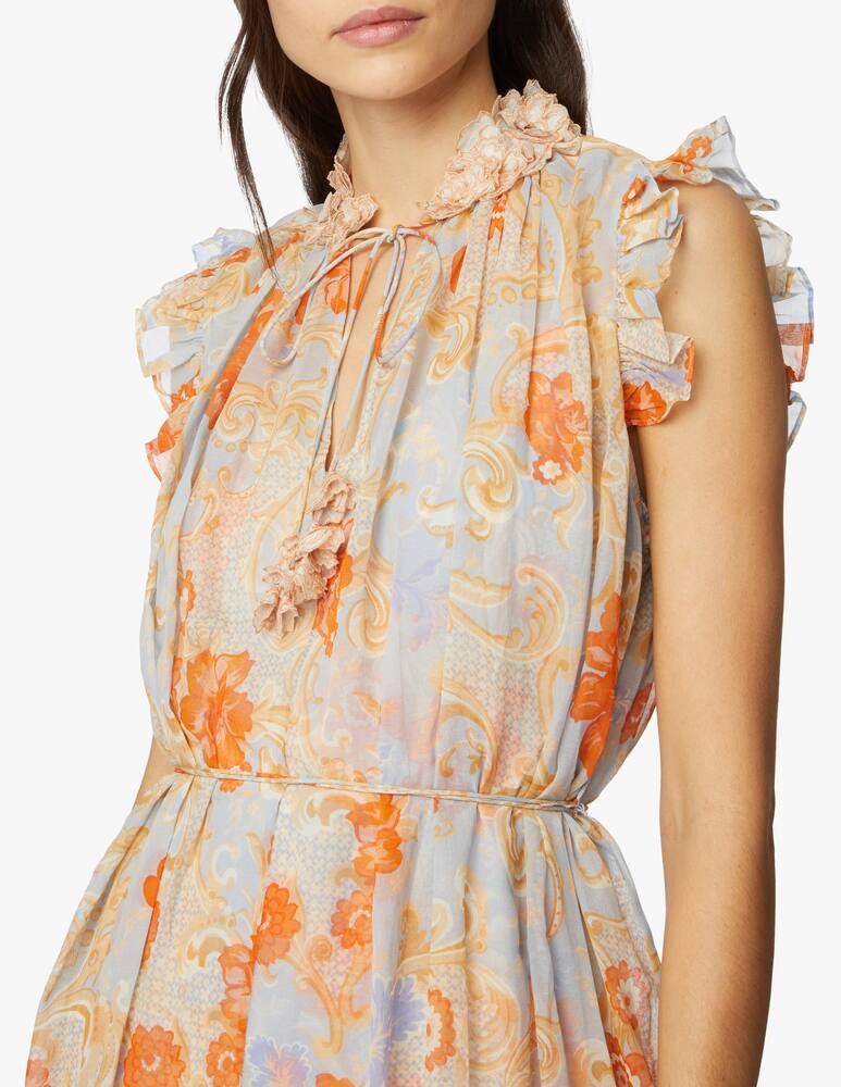 rinascente ZIMMERMANN Abito midi senza maniche Postcard - multicolor