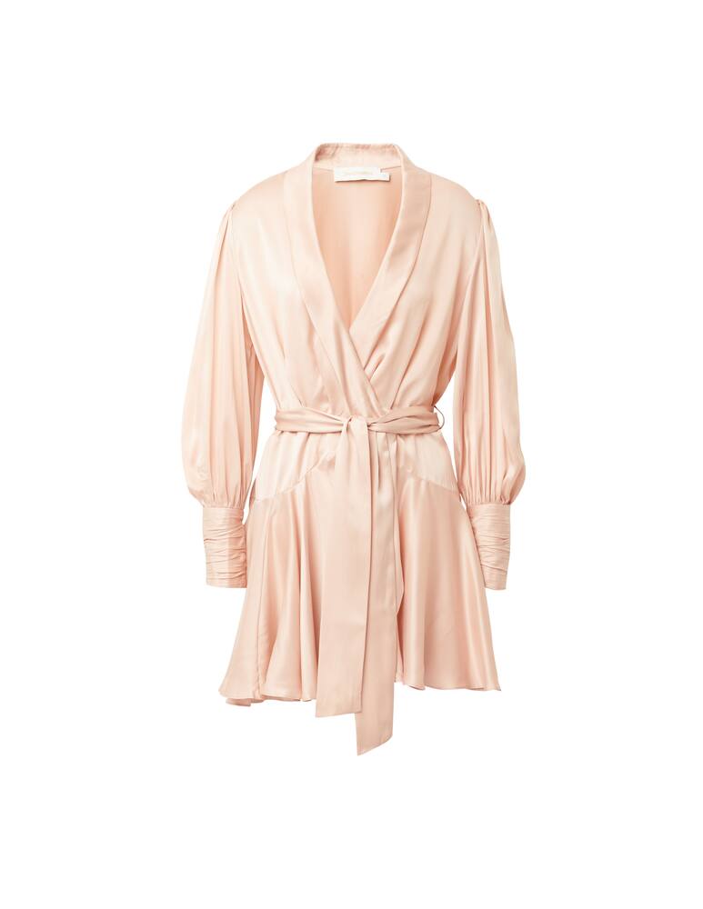 rinascente ZIMMERMANN Silk wrap mini dress - pink