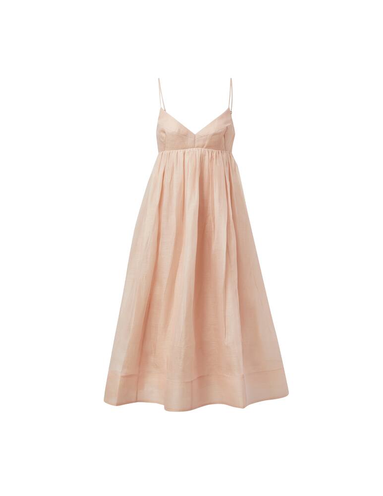 rinascente ZIMMERMANN Dancer empire waist silk blend dress - pink