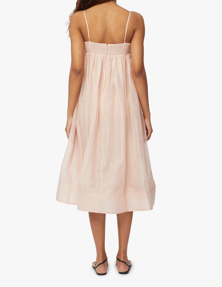 rinascente ZIMMERMANN Dancer empire waist silk blend dress - pink