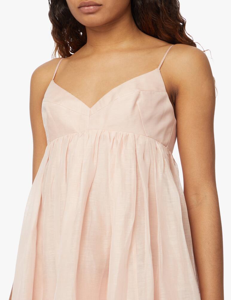 rinascente ZIMMERMANN Dancer empire waist silk blend dress - pink