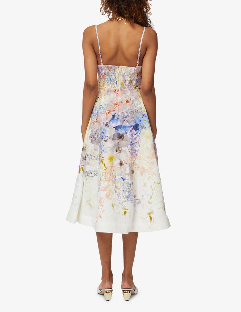rinascente ZIMMERMANN Rhytmic Picnic linen dress - multi