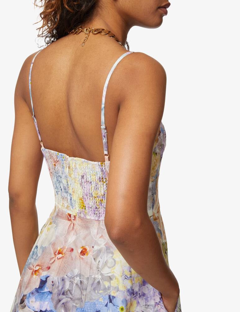 rinascente ZIMMERMANN Rhytmic Picnic linen dress - multi