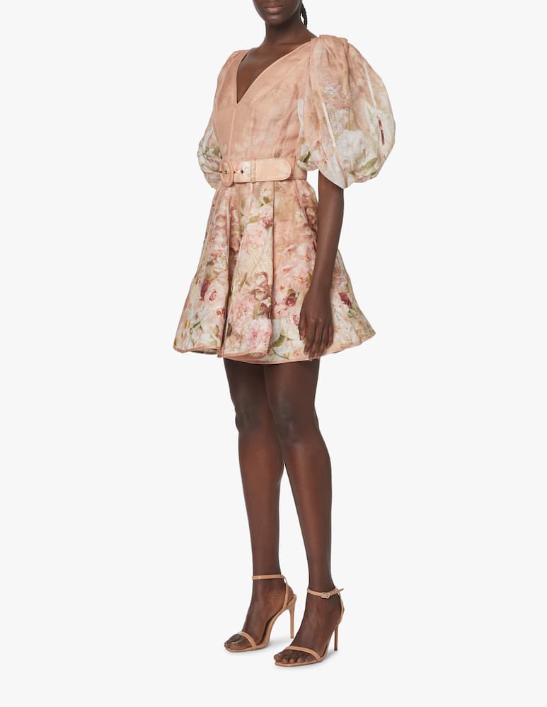 ZIMMERMANN Abito mini in misto seta Dancer - rosa - immagine 1 ZIMMERMANN Abito mini in misto seta Dancer - rosa - immagine 1