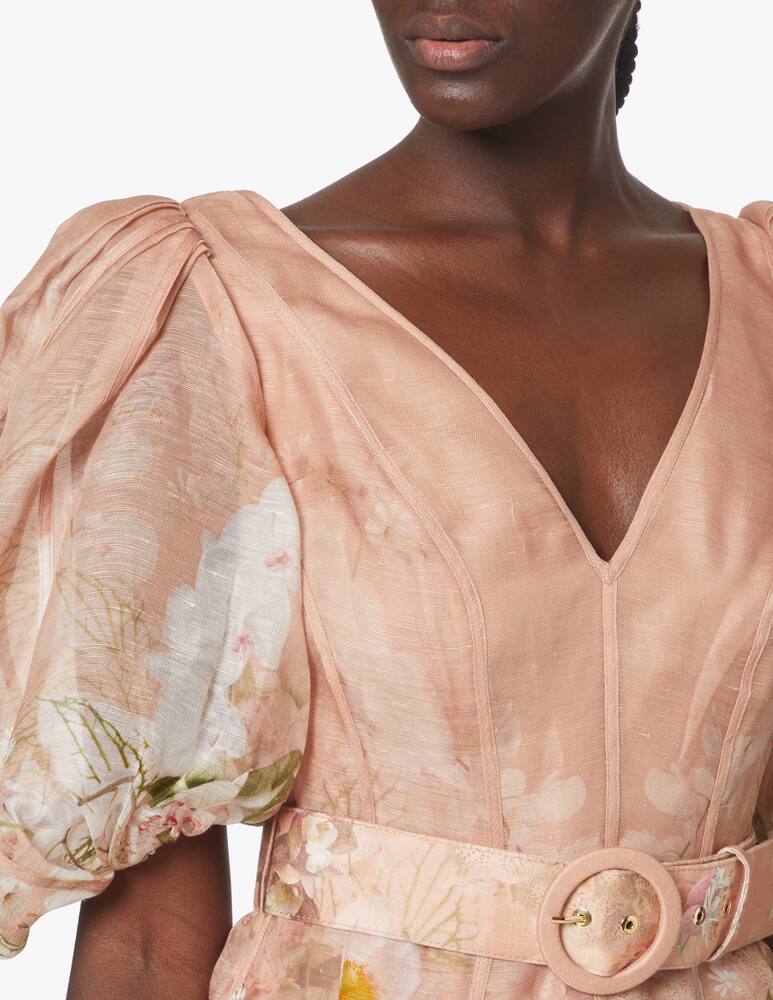 ZIMMERMANN Abito mini in misto seta Dancer - rosa - immagine 4 ZIMMERMANN Abito mini in misto seta Dancer - rosa - immagine 4