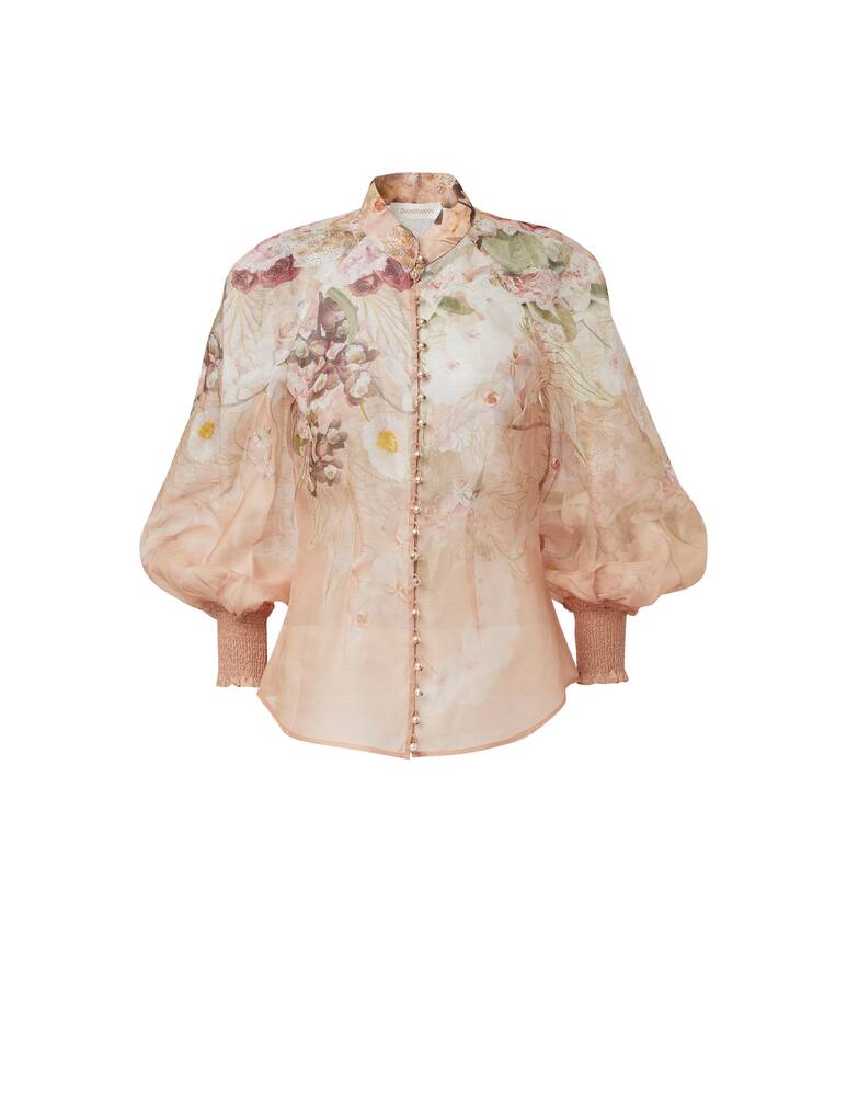 rinascente ZIMMERMANN Dancer floreal print silk blend blouse - pink
