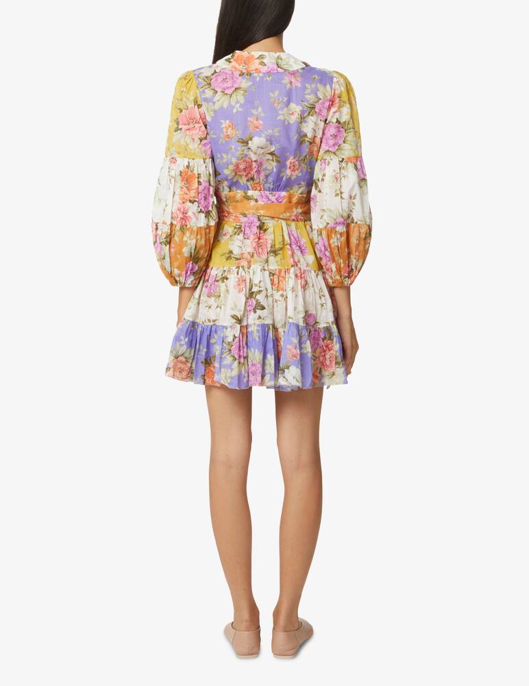 ZIMMERMANN Pattie long sleeved wrap midi dress - Multicolor - picture 2 ZIMMERMANN Pattie long sleeved wrap midi dress - Multicolor - picture 2