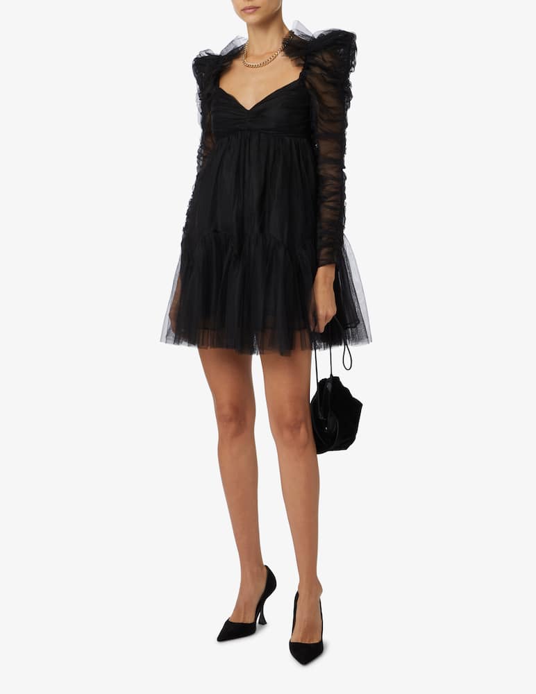 rinascente ZIMMERMANN Tulle mini dress - Black