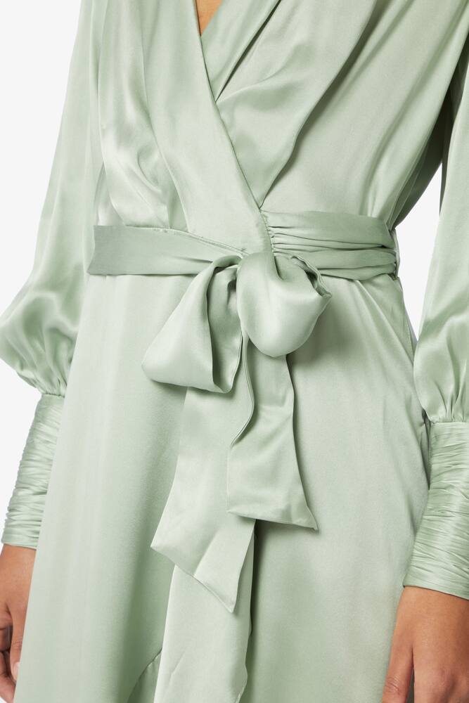 rinascente ZIMMERMANN Silk midi wrap dress with belt