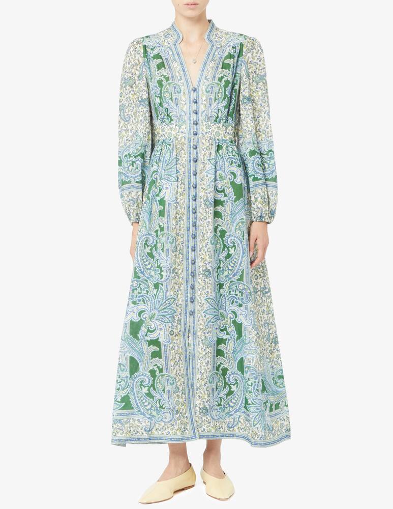 rinascente Zimmermann Ottie plunge midi dress