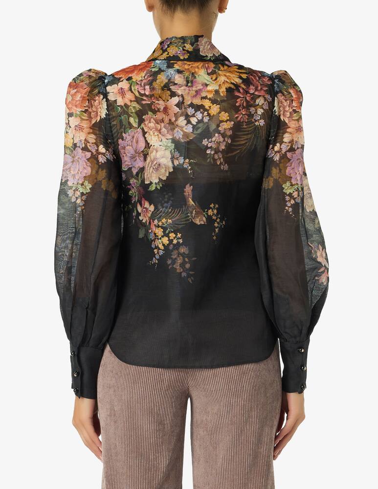 rinascente ZIMMERMANN Blusa con collo allacciato Pavilion 