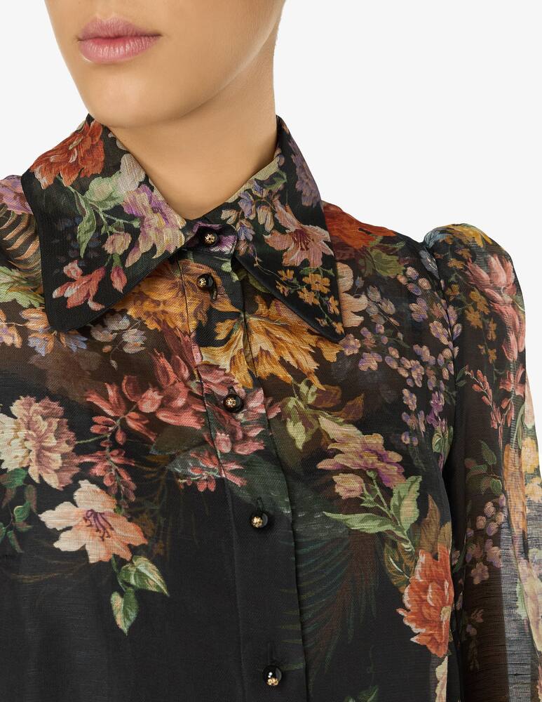 rinascente ZIMMERMANN Blusa con collo allacciato Pavilion 