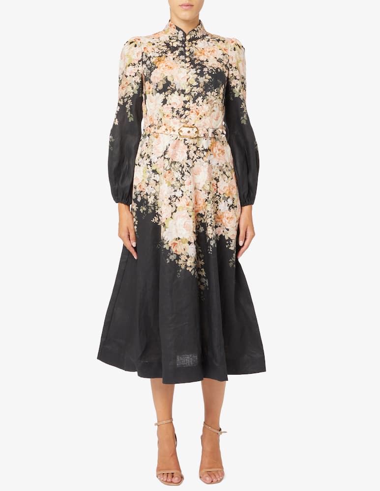 ZIMMERMANN Vestito midi Illustration - immagine 1 ZIMMERMANN Vestito midi Illustration - immagine 1