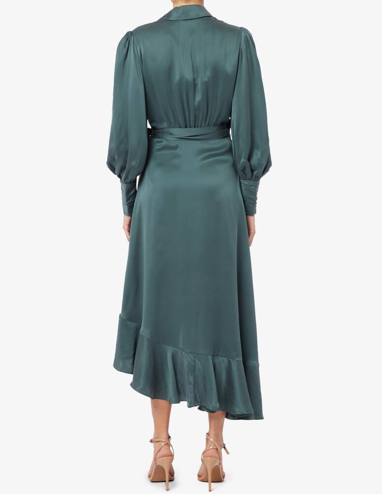 rinascente ZIMMERMANN Abito midi a portafoglio in seta