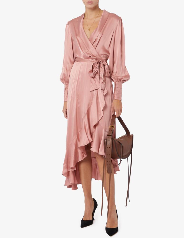 rinascente ZIMMERMANN Abito midi a portafoglio in seta