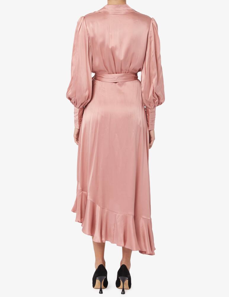 rinascente ZIMMERMANN Abito midi a portafoglio in seta