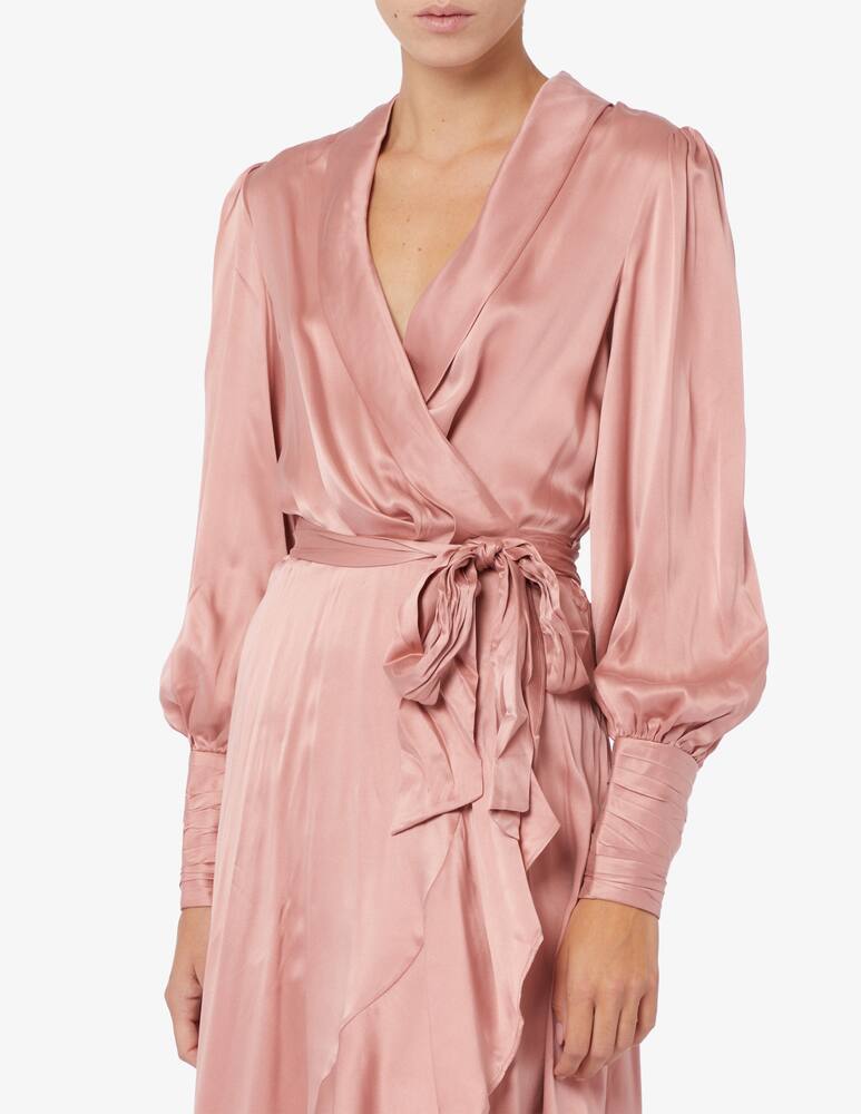 rinascente ZIMMERMANN Abito midi a portafoglio in seta