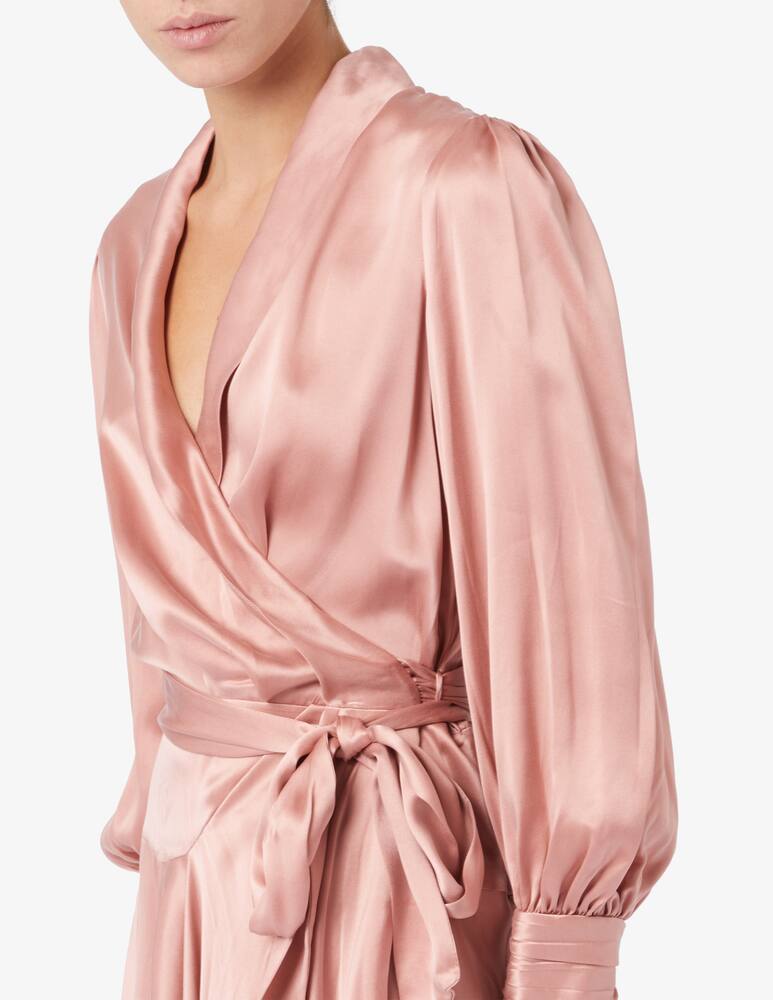 rinascente ZIMMERMANN Abito midi a portafoglio in seta