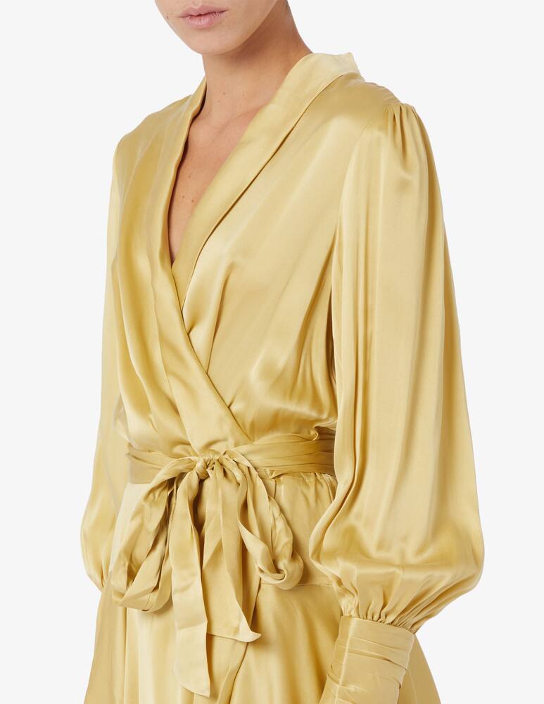 rinascente ZIMMERMANN Abito midi a portafoglio in seta