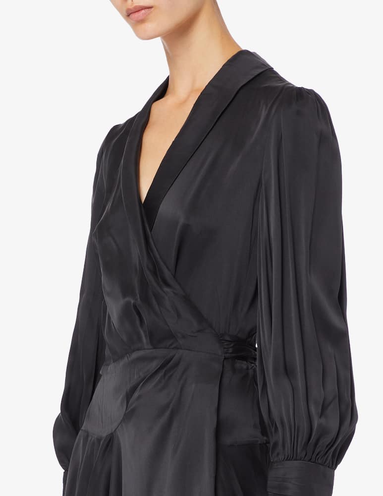 rinascente ZIMMERMANN Abito midi a portafoglio in seta