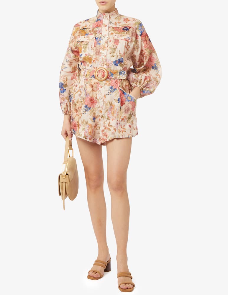 rinascente ZIMMERMANN August panelled playsuit