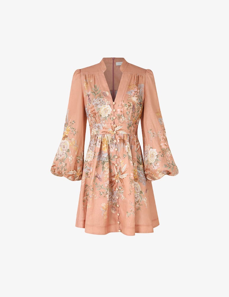 ZIMMERMANN Floral plunge mini dress - picture 1 ZIMMERMANN Floral plunge mini dress - picture 1