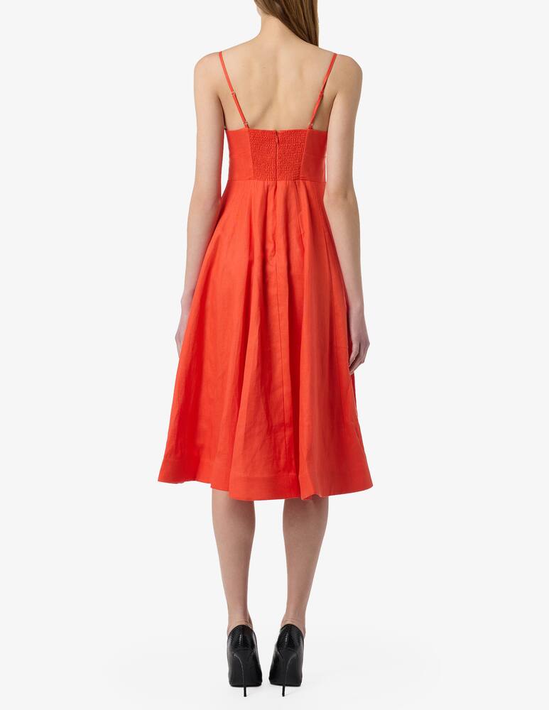 rinascente ZIMMERMANN Tie front midi dress