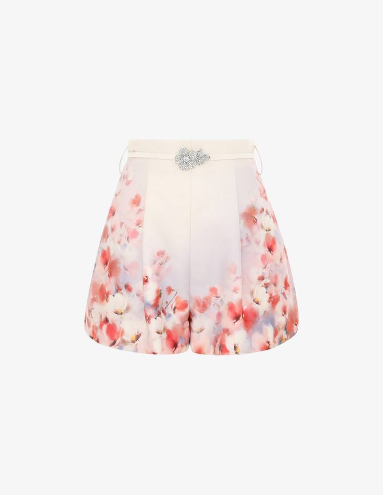 rinascente ZIMMERMANN Shorts a fiori con cintura